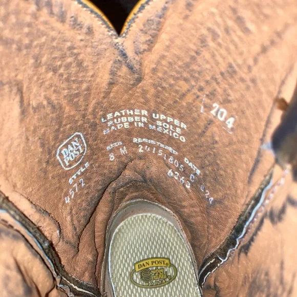 Dan post western boots - Picture 4 of 5